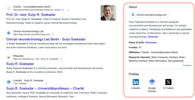Brand search visibility with a Knowledge Panel